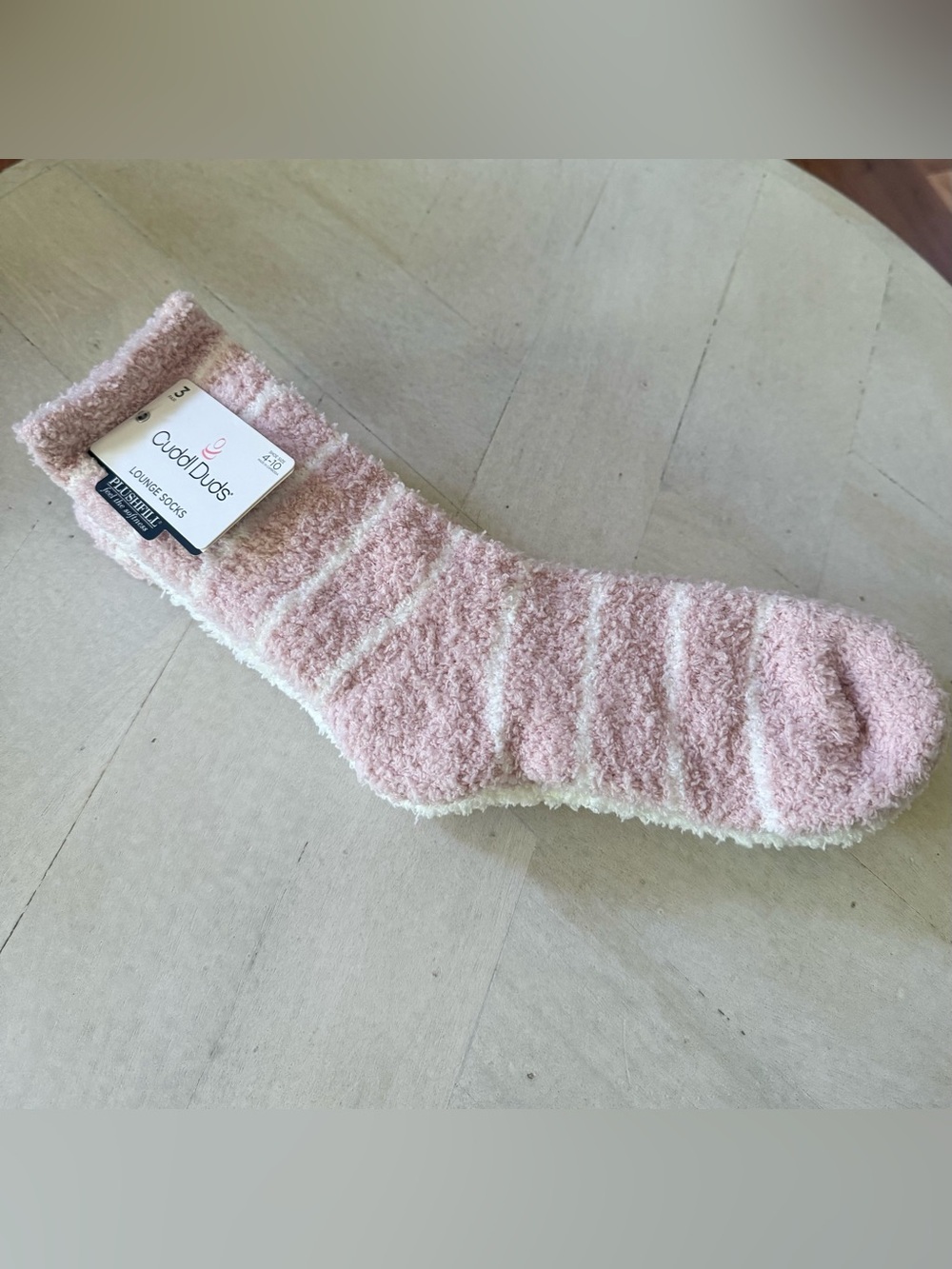 NWT Cuddl Duds 3 Pack Lounge Sock Size 4-10 🌸🌸🌸